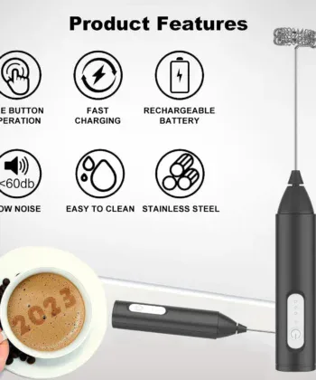MINI USB Rechargeable Milk Frother - Image 3