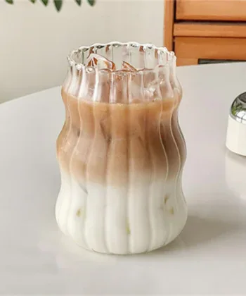 Heat-Resistant Striped Glass Cup - Image 6