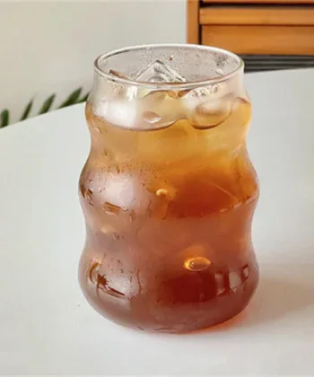 Heat-Resistant Striped Glass Cup - Image 7