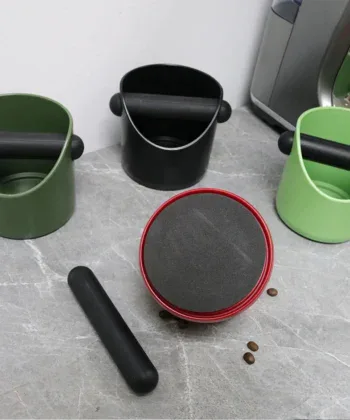 EspressoPro Knock Box – Anti-Slip Coffee Grounds Container - Image 14
