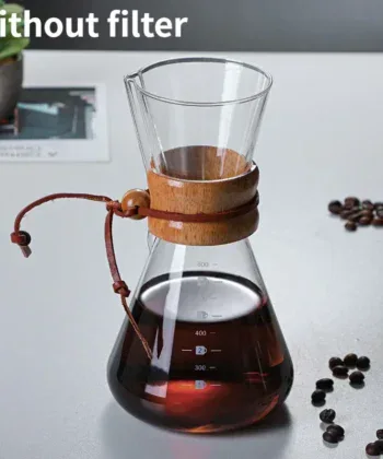 Pour Over Coffee Pot with Stainless Steel Filter - Image 10