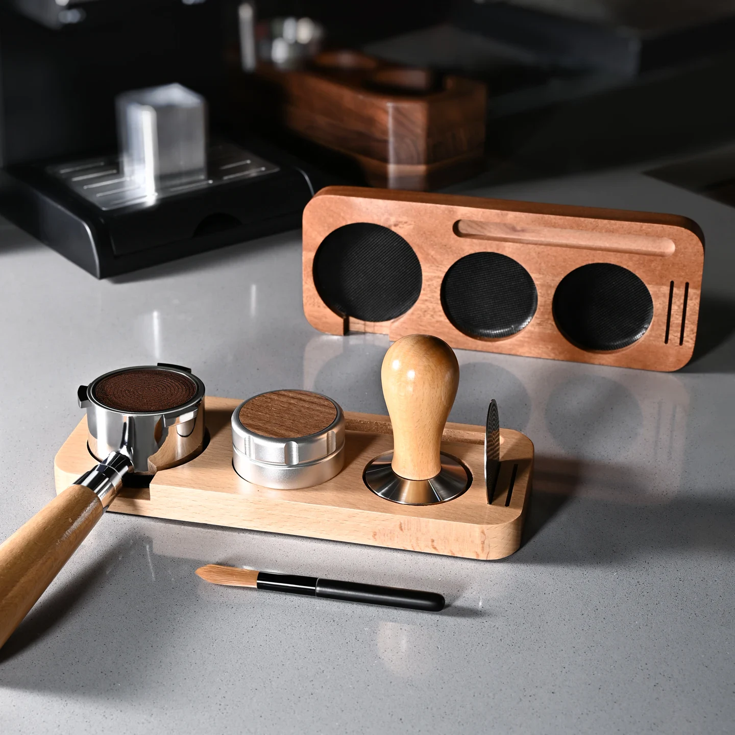 Wooden Espresso Tamper Station - Image 3