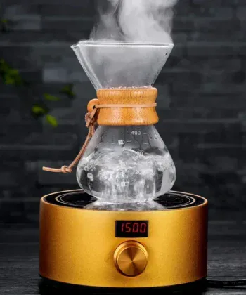 Pour Over Coffee Pot with Stainless Steel Filter - Image 2