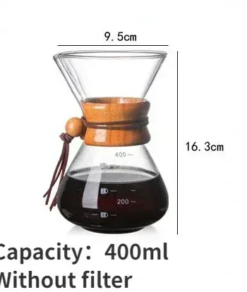 Pour Over Coffee Pot with Stainless Steel Filter - Image 8