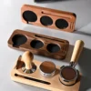 Wooden Espresso Tamper Station