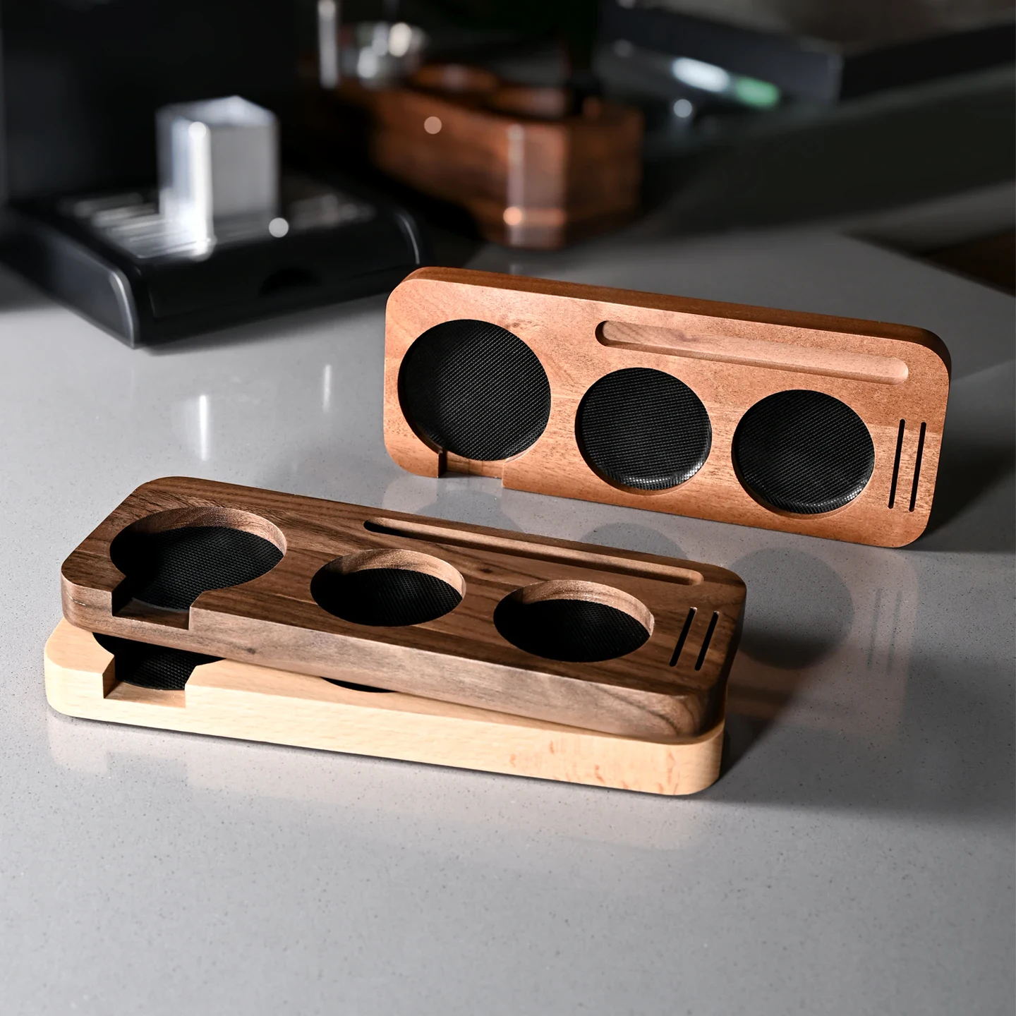 Wooden Espresso Tamper Station - Image 4