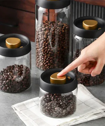 Vacuum Sealed Coffee Bean Storage Container - Image 3