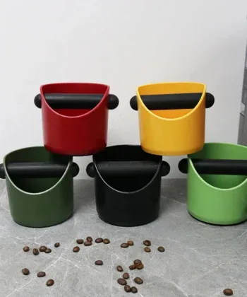 EspressoPro Knock Box – Anti-Slip Coffee Grounds Container
