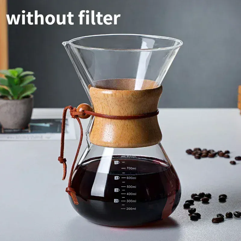 Pour Over Coffee Pot with Stainless Steel Filter - Image 7