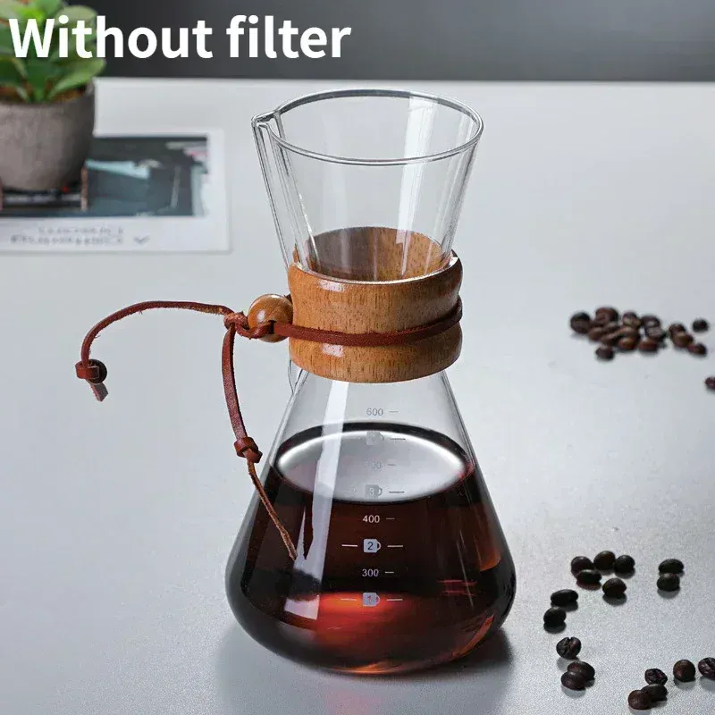 Pour Over Coffee Pot with Stainless Steel Filter - Image 10