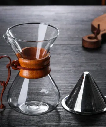Pour Over Coffee Pot with Stainless Steel Filter - Image 12
