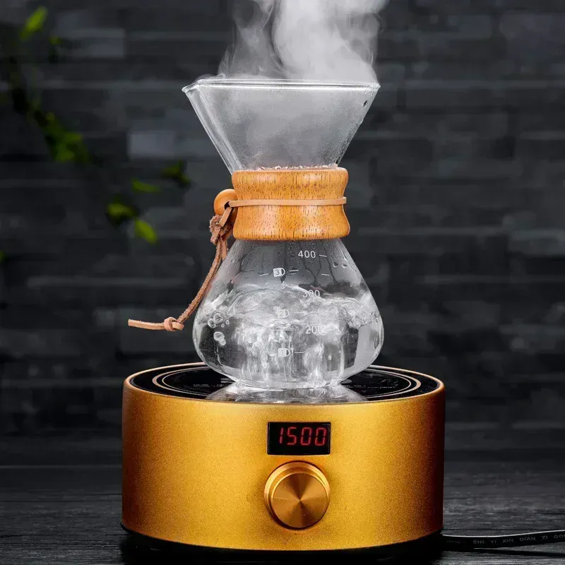 Pour Over Coffee Pot with Stainless Steel Filter - Image 2