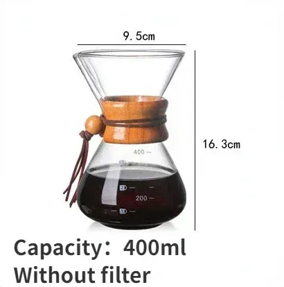 Pour Over Coffee Pot with Stainless Steel Filter - Image 8