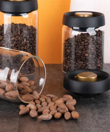 Alternative view of Vacuum Sealed Coffee Bean Storage Container